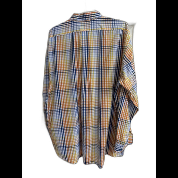 Overton Men's Button Down Check Shirt Long Sleeve XXL - Picture 7 of 7